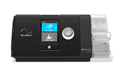 Ein Ausschnitt aus einem AirSense 10 Elite CPAP-Gerät